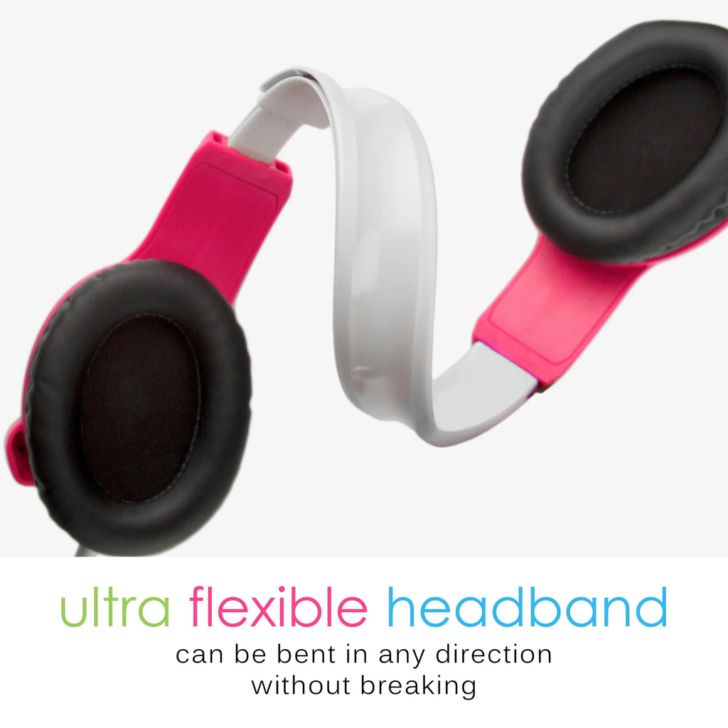 MME Headphones with Volume Limiter & Built-in Microphone