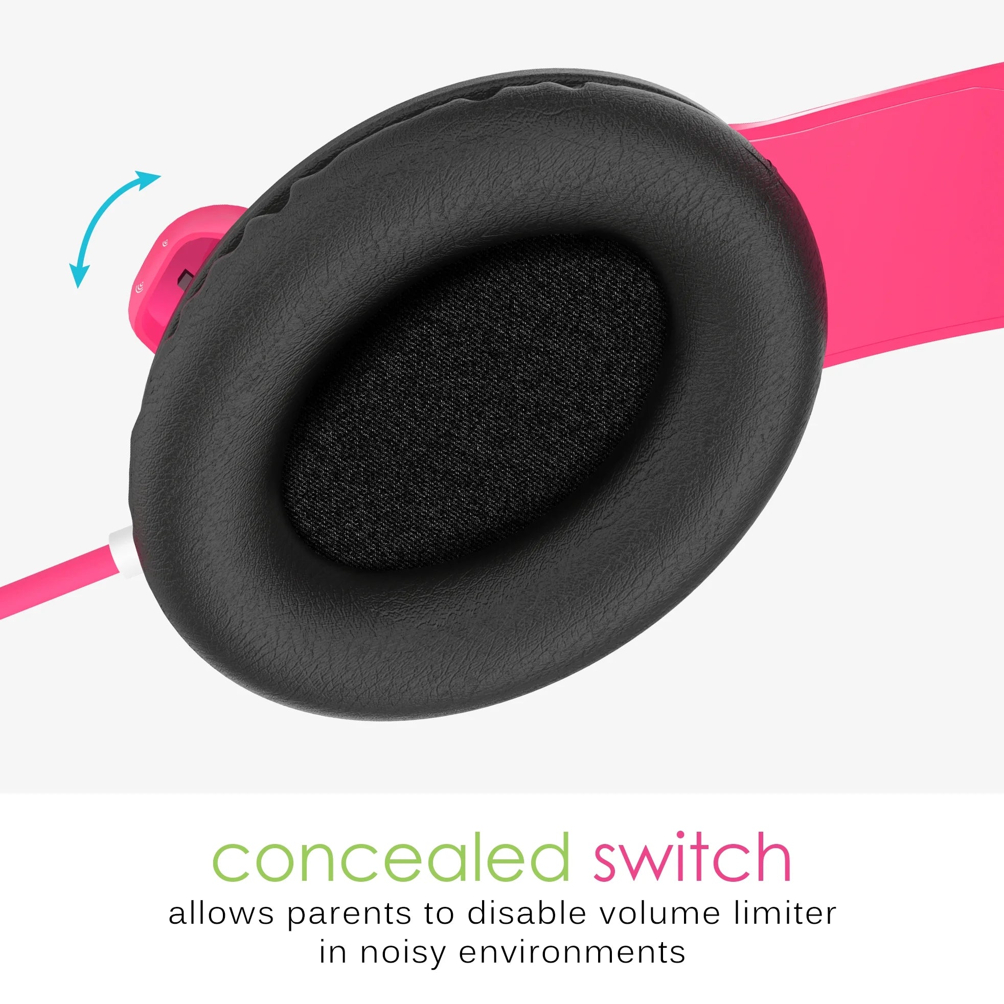 MME Headphones with Volume Limiter & Built-in Microphone