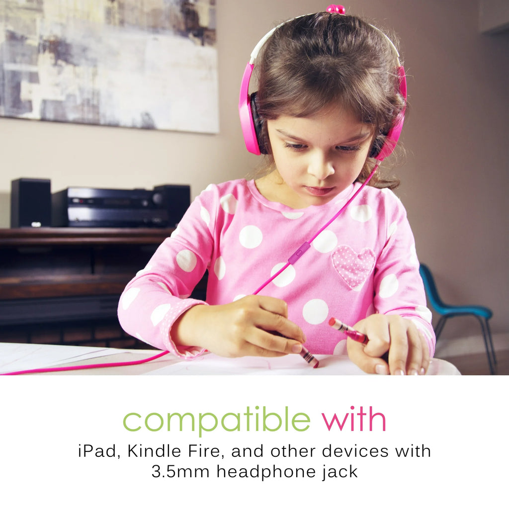 MME Headphones with Volume Limiter & Built-in Microphone